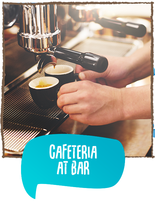 caffetteria al bar tutto il giorno