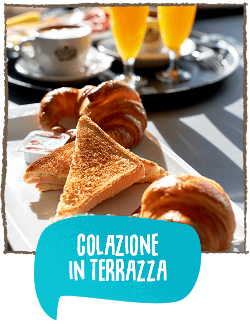 colazione in terrazza