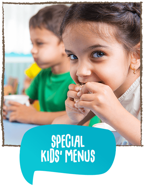 menu dedicati ai bambini