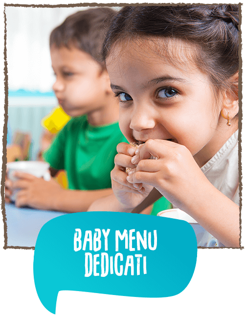 menu dedicati ai bambini